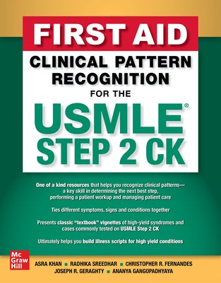 First Aid Clinical Pattern Recognition for the USMLE Step 2 Ck by Khan, Asra R.