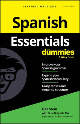 Spanish Essentials for Dummies by Stein, Gail
