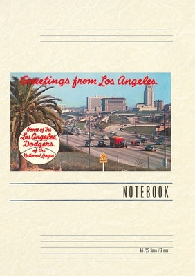 Vintage Lined Notebook Greetings from Los Angeles by Found Image Press
