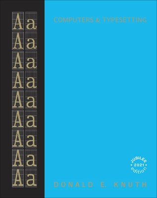 Computers & Typesetting, Volume a: The Texbook by Knuth, Donald