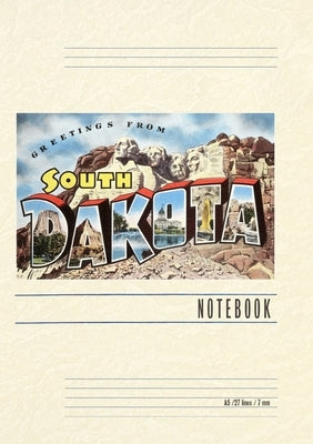 Vintage Lined Notebook Greetings from South Dakota by Found Image Press