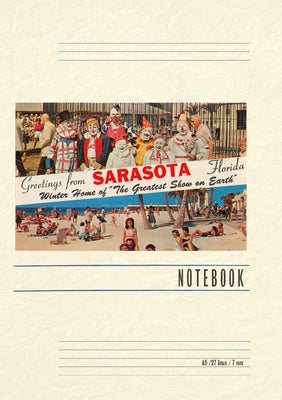 Vintage Lined Notebook Greetings from Sarasota, Florida by Found Image Press