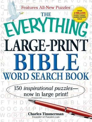 The Everything Large-Print Bible Word Search Book by Timmerman, Charles