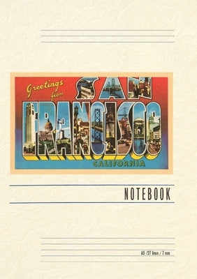 Vintage Lined Notebook Greetings from San Francisco, California by Found Image Press