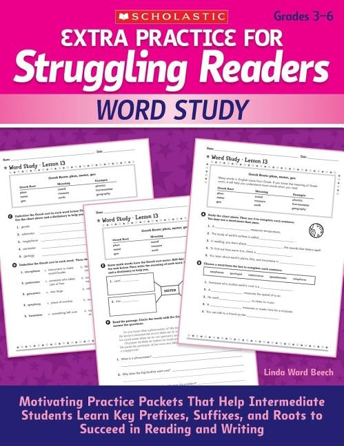 Extra Practice for Struggling Readers: Word Study by Beech, Linda