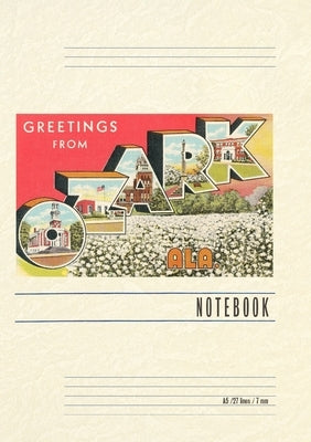 Vintage Lined Notebook Greetings from Ozark by Found Image Press