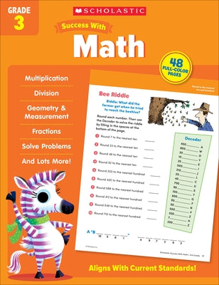 Scholastic Success with Math Grade 3 Workbook by Scholastic Teaching Resources