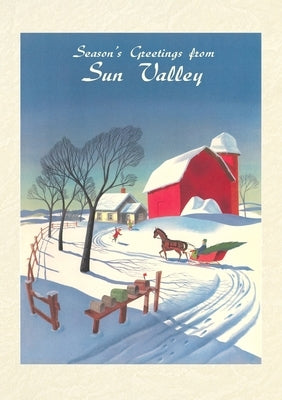 Vintage Lined Notebook Season's Greetings from Sun Valley by Found Image Press