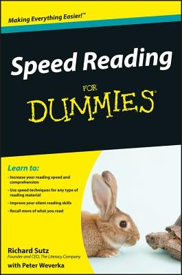 Speed Reading For Dummies by Sutz, Richard