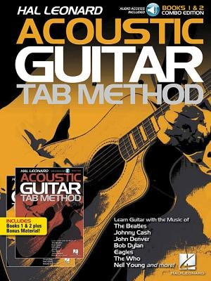 Hal Leonard Acoustic Guitar Tab Method - Combo Edition: Books 1 & 2 with Online Audio, Plus Bonus Material by Hal Leonard Corp