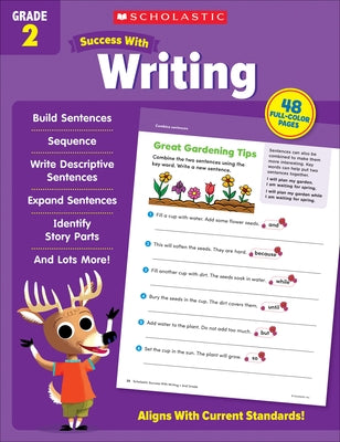 Scholastic Success with Writing Grade 2 Workbook by Scholastic Teaching Resources