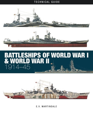 Battleships of World War I & World War II by Martindale, E. V.