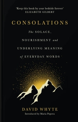 Consolations - The Solace, Nourishment and Underlying Meaning of Everyday Words by Whyte, David