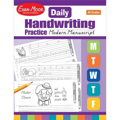 Daily Handwriting Modern Manuscript Te by Evan-Moor Educational Publishers