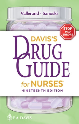 Davis's Drug Guide for Nurses by Vallerand, April Hazard