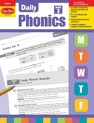 Daily Phonics, Grade 3 Teacher Edition by Evan-Moor Educational Publishers