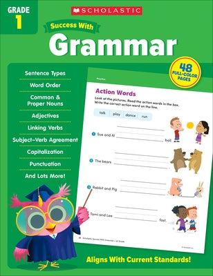 Scholastic Success with Grammar Grade 1 Workbook by Scholastic Teaching Resources