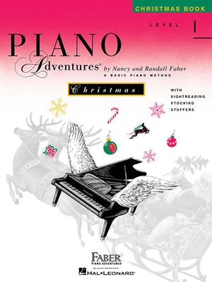 Piano Adventures: Christmas Book - Level 1 Sheet Music for Beginners Holiday Songbook with Easy Christmas Carols Learn-To-Play Christmas Songs for Ear by Faber, Nancy