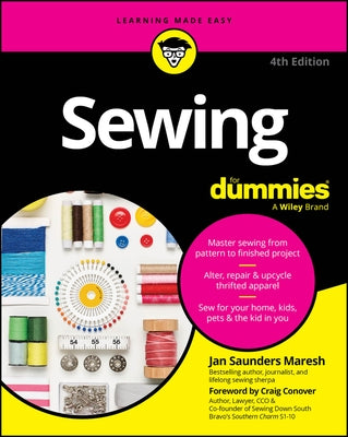 Sewing for Dummies by Saunders Maresh, Jan