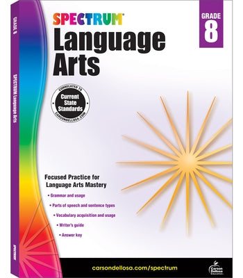 Spectrum Language Arts, Grade 8: Volume 18 by Spectrum