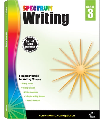 Spectrum Writing, Grade 3: Volume 37 by Spectrum