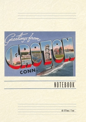 Vintage Lined Notebook Greetings from Groton by Found Image Press