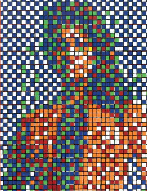 Invader: Rubikcubist by Invader