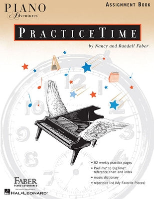 Piano Adventures Practicetime Assignment Book by Faber, Nancy