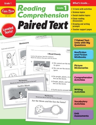 Reading Comprehension: Paired Text, Grade 1 Teacher Resource by Evan-Moor Educational Publishers