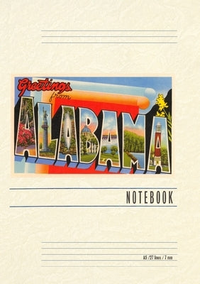 Vintage Lined Notebook Greetings from Alabama by Found Image Press