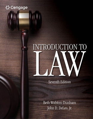 Introduction to Law by Walston-Dunham, Beth